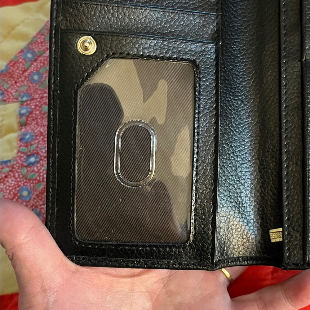 LAVEMI Genuine Black Pebbled Leather Wallet - Picture 10 of 16